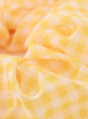 Imagen 2 del producto Collet Scrunchie Amarillo Vichy