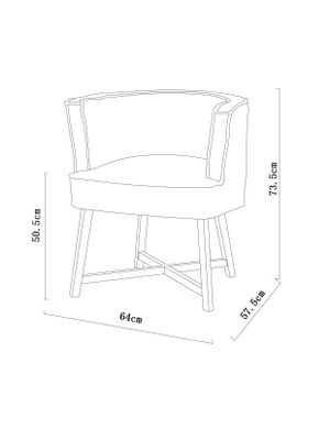 Imagen 2 del producto Sitial Wabi Sabi 63x58x73 cm