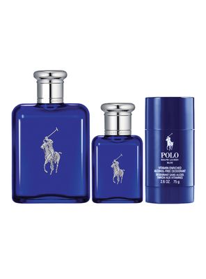 Set Perfume Polo Blue EDT Hombre 125ml + 40ml + Desodorante Ralph Lauren
