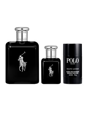 Set Perfume Polo Black EDT Hombre 125ml + 40ml + Desodorante Ralph Lauren