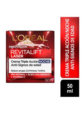 Crema Facial Revitalift Laser Night 50 ml