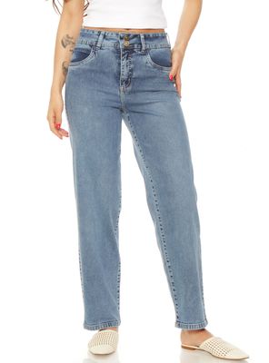 Jeans Recto Push Up un Botón