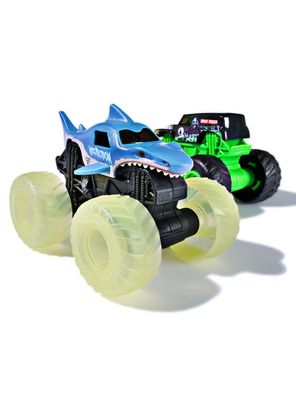 Imagen 2 del producto Pack 2 Vehículos Megalodón y Grave Digger con Luz