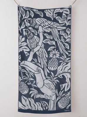 Toalla de Playa Jacquard Tropic 90x180 cm Algodón