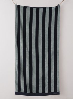 Toalla de Playa Jacquard Raya 80x170 cm Algodón