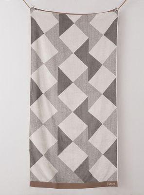 Imagen 1 del producto Toalla de Playa Jacquard Triángulo 90x180 cm Algodón