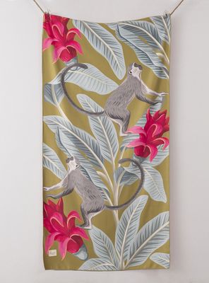 Toalla de Playa Microfibra Mono 90x180 cm