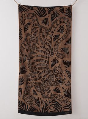 Toalla de Playa Jacquard Leo  90x180 cm Algodón