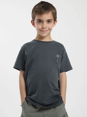 Polera Kids Estampado Palmera