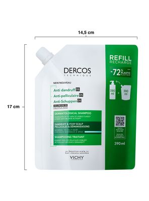 Imagen 2 del producto Shampoo Dercos Anti-Caspa DS ECO-Refill 390 ml