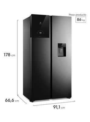 Imagen 2 del producto Refrigerador Side by Side No Frost 526 Litros ES50WB