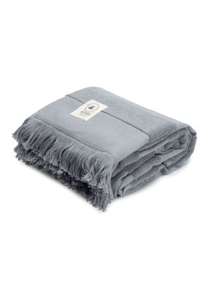 Toalla de Playa Menorca Gris 87x190 cm Algodón