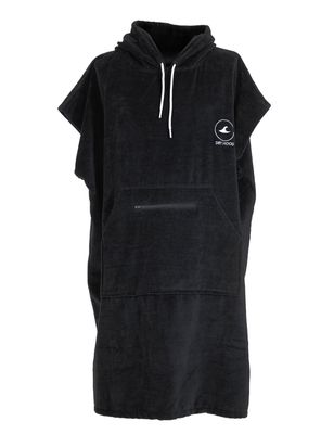 Poncho Toalla Classic Negro L Algodón