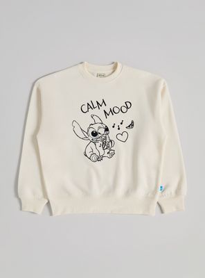 Imagen 1 del producto Polerón Estampado Stitch Flock Algodón