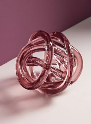 Imagen 2 del producto Adorno Nudo Vidrio 16 cm