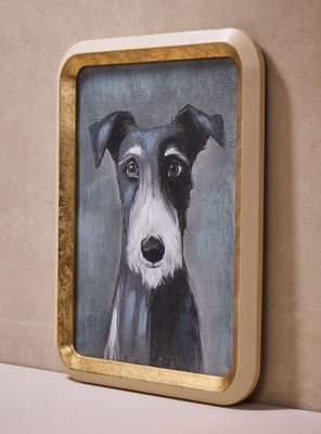 Imagen 2 del producto Cuadro de Perro Gris 30x40 cm