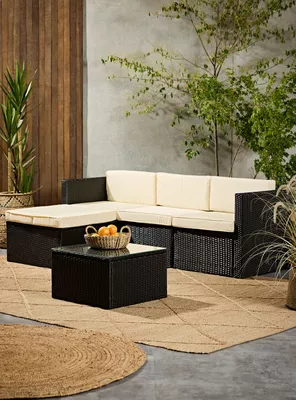 Imagen 1 del producto Sofá Seccional Terrazas Bahamas 3C + Mesa de Centro