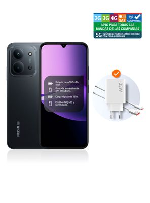 Imagen 2 del producto Smartphone Redmi 15C 5G 256GB 6.9'' Negro Liberado