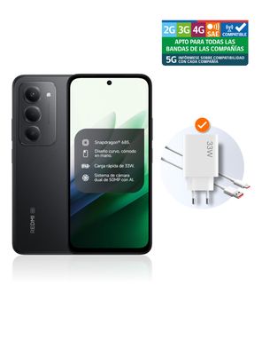 Imagen 2 del producto Smartphone Redmi 15 5G 256GB 6.9'' Negro Liberado