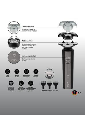 Imagen 2 del producto Afeitadora Trimmer 2 en 1 SG-7215