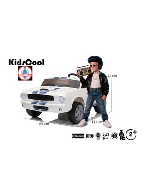 Imagen 2 del producto Auto a Batería Shelby Gt350 12v 2 Motores Blanco