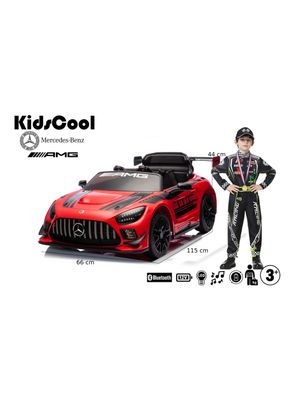 Imagen 2 del producto Auto a Batería Orange Racer Mercedes Benz Amg Gt3 12v