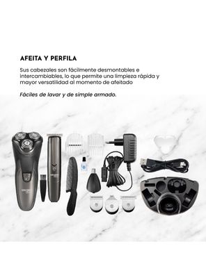Imagen 2 del producto Cortapelos + Afeitadora 4 en 1 SG-8440C01