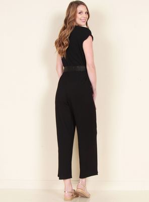 Imagen 2 del producto Enterito Manga Caída Escote V y Cinturón