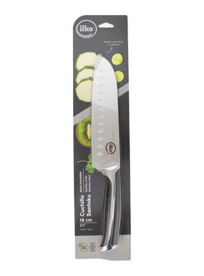 Imagen 2 del producto Cuchillo Santoku 18 cm Plus Acero Inoxidable