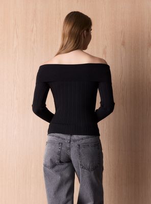 Imagen 2 del producto Sweater con Cuello Bardot