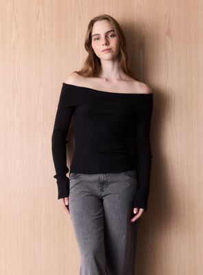 Imagen 1 del producto Sweater con Cuello Bardot