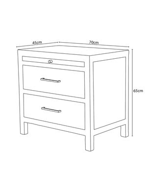 Imagen 2 del producto Velador con Bandeja 70x45x65 cm