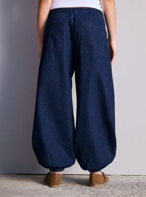 Imagen 2 del producto Jeans Bombacho Pretina y Puño Elasticado