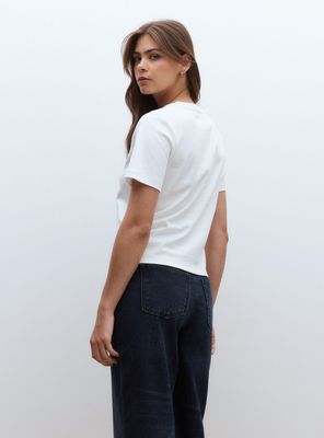 Imagen 2 del producto Polera Básicos Locales Algodón Pima Cuello V