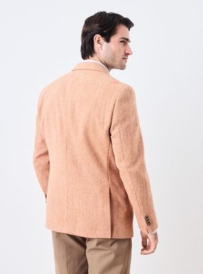 Imagen 2 del producto Vestón Recto en Tweed Slim Fit Naranja Medio