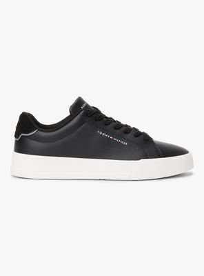 Zapatilla Urbana Black con Cordón Cuero Hombre