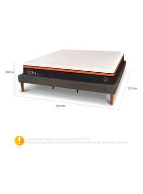 Imagen 2 del producto Cama Europea Bee Comfort King Base Normal