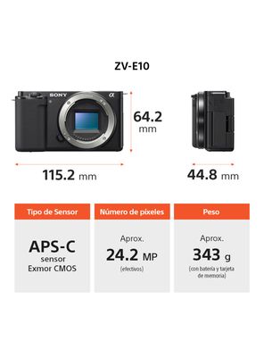 Imagen 2 del producto Cámara Digital Lente Intercambiable Vloggers ZV-E10K