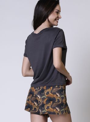 Imagen 2 del producto Pijama Polera Manga Corta con Short en Caja