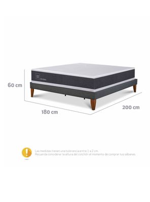 Imagen 2 del producto Cama Europea Box New Ortopedic King Base Normal