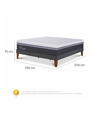 Imagen 2 del producto Cama Europea Box Ortopedic Advance King Base Normal