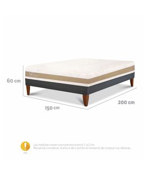 Imagen 2 del producto Cama Europea Box Rilassati Smart 2 Plazas Base Normal