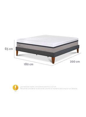 Imagen 2 del producto Cama Europea Box Balance King Base Normal