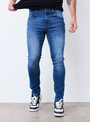 Jeans Básico Color Medio Skinny Fit