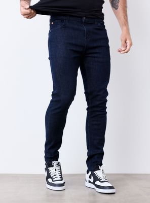 Jeans Básico Tono Oscuro Super Skinny Fit