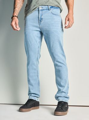Jeans Básico Tono Claro Slim Fit
