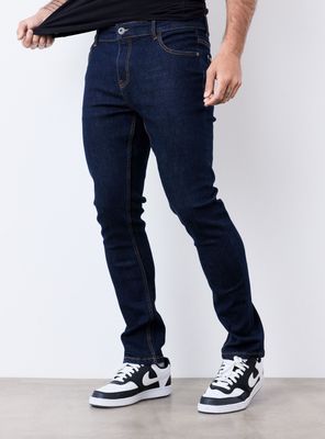 Jeans Básico Tono Oscuro Slim Fit
