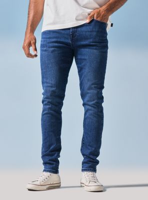 Jeans Cinco Bolsillos Super Skinny 1 Azul Oscuro