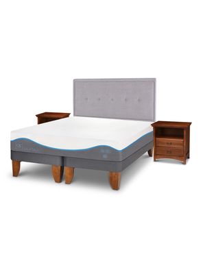 Imagen 1 del producto Cama Europea King Alaska Base Dividida + Set