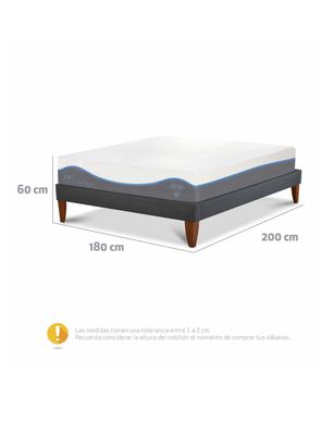 Imagen 2 del producto Cama Europea Box Alaska King Base Normal